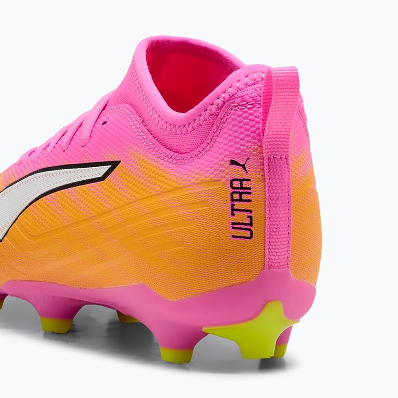 Detské kopačky  PUMA Ultra 6 Match FG/AG Jr poison pink/puma wht/sun stream/bright aqua/puma blk 7