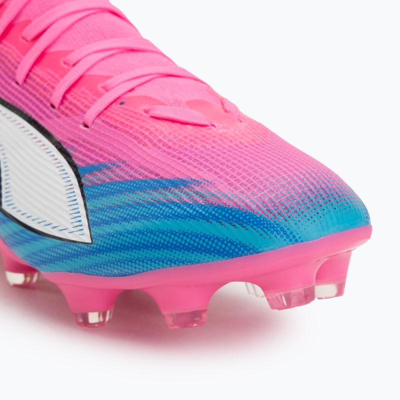 Kopačky PUMA Ultra 6 Match + FG/AG poison pink/puma wht/sun stream/bright aqua/puma blk 7