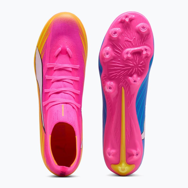 Kopačky  PUMA Ultra 6 Match + FG/AG poison pink/puma wht/sun stream/bright aqua/puma blk 5