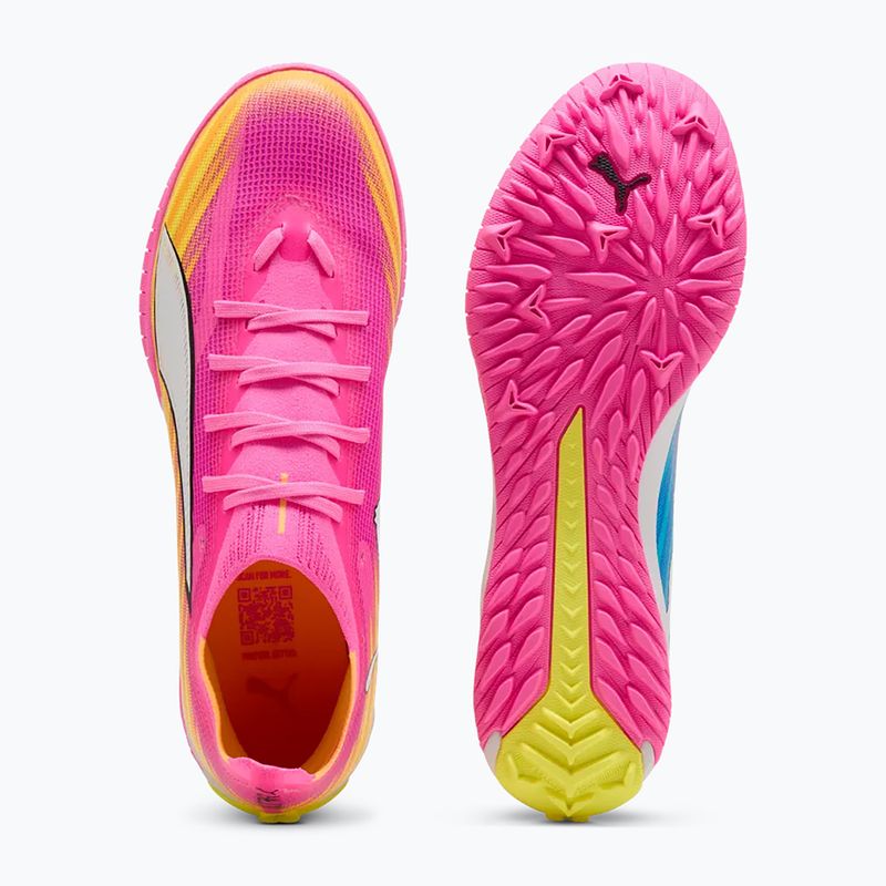 Kopačky  PUMA Ultra 6 Match TT poison pink/puma wht/sun stream/bright aqua/puma blk 3