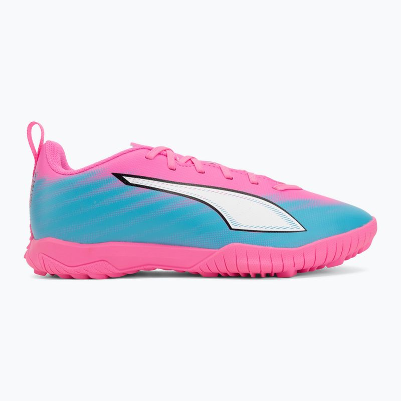 Detské kopačky PUMA Ultra 6 Play TT Jr poison pink/puma wht/sun stream/bright aqua/puma blk 2