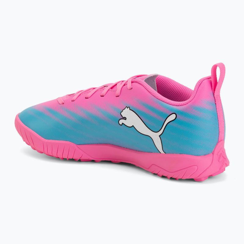 Detské kopačky PUMA Ultra 6 Play TT Jr poison pink/puma wht/sun stream/bright aqua/puma blk 3