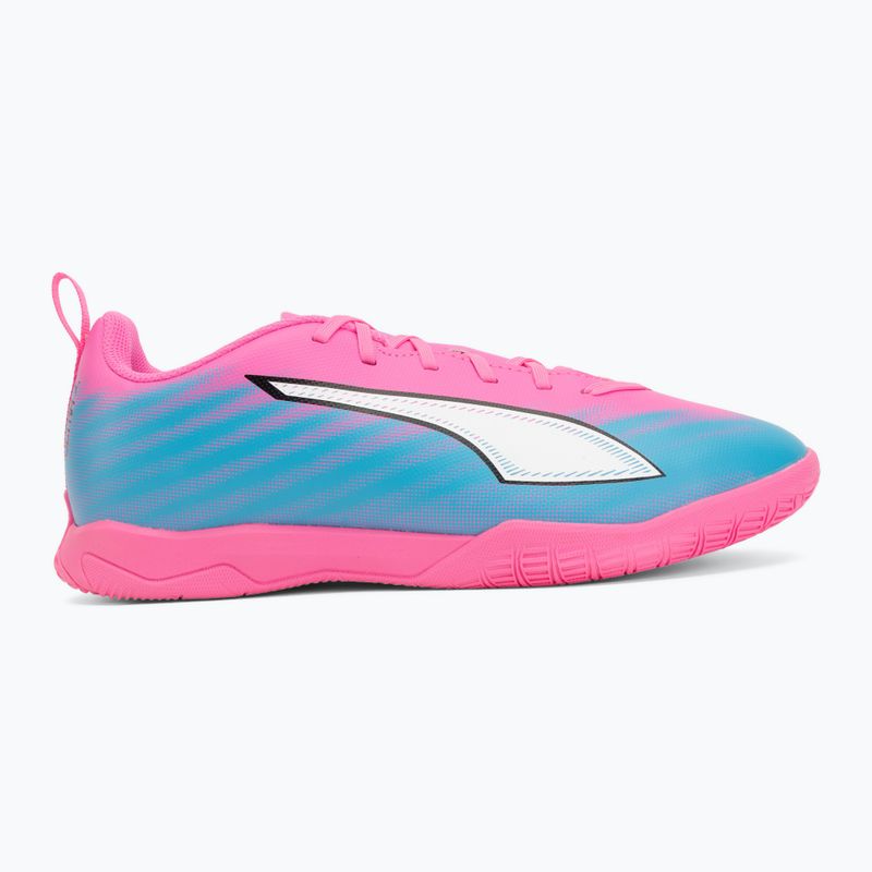 Detské kopačky PUMA Ultra 6 Play It Jr poison pink/puma wht/sun stream/bright aqua/puma blk 2