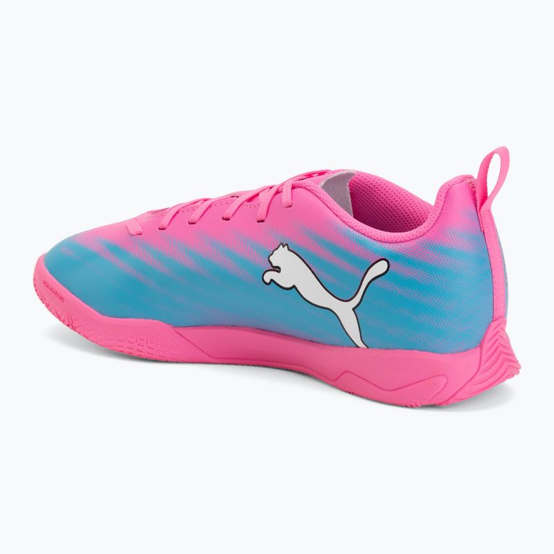 Detské kopačky PUMA Ultra 6 Play It Jr poison pink/puma wht/sun stream/bright aqua/puma blk 3