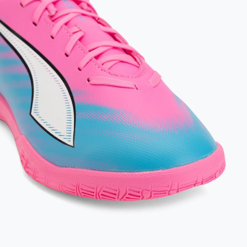 Detské kopačky PUMA Ultra 6 Play It Jr poison pink/puma wht/sun stream/bright aqua/puma blk 7