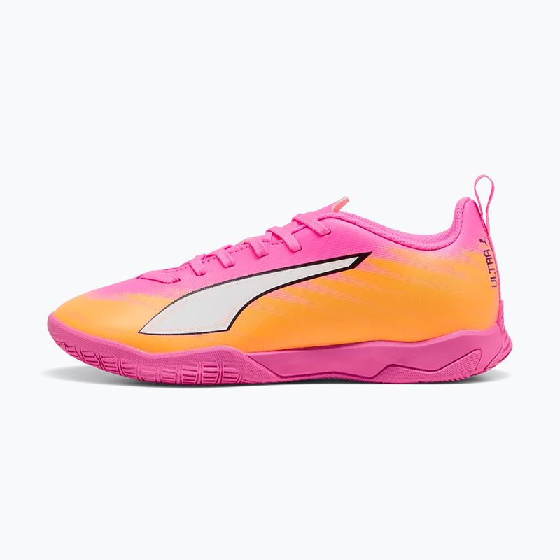 Detské kopačky  PUMA Ultra 6 Play It Jr poison pink/puma wht/sun stream/bright aqua/puma blk 2