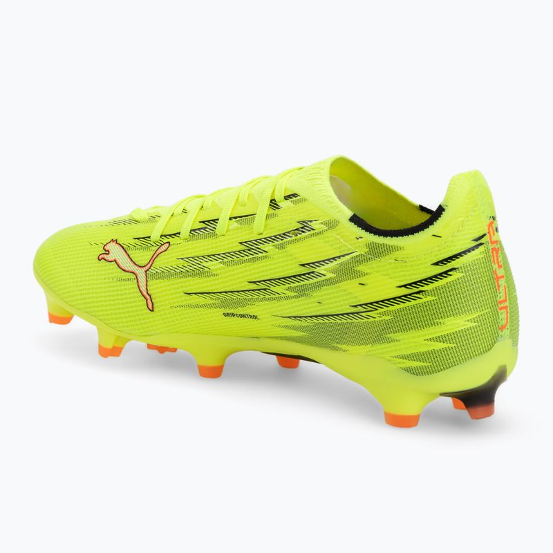 Futbalové kopačky PUMA Ultra 6 Match FG/AG yellow alert/puma black/glowing red/lime squeeze 3