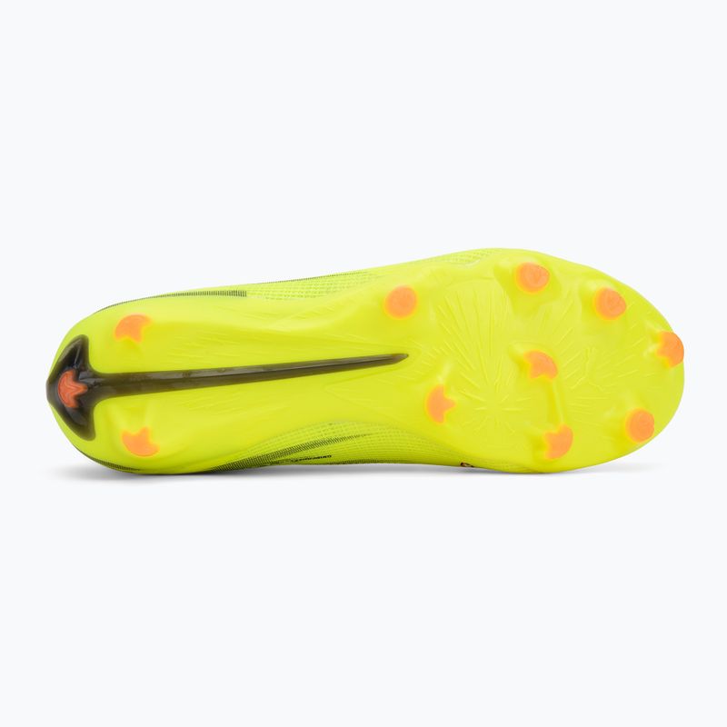 Futbalové kopačky PUMA Ultra 6 Pro Jr FG/AG yellow alert/puma black/glowing red/lime squeeze 4