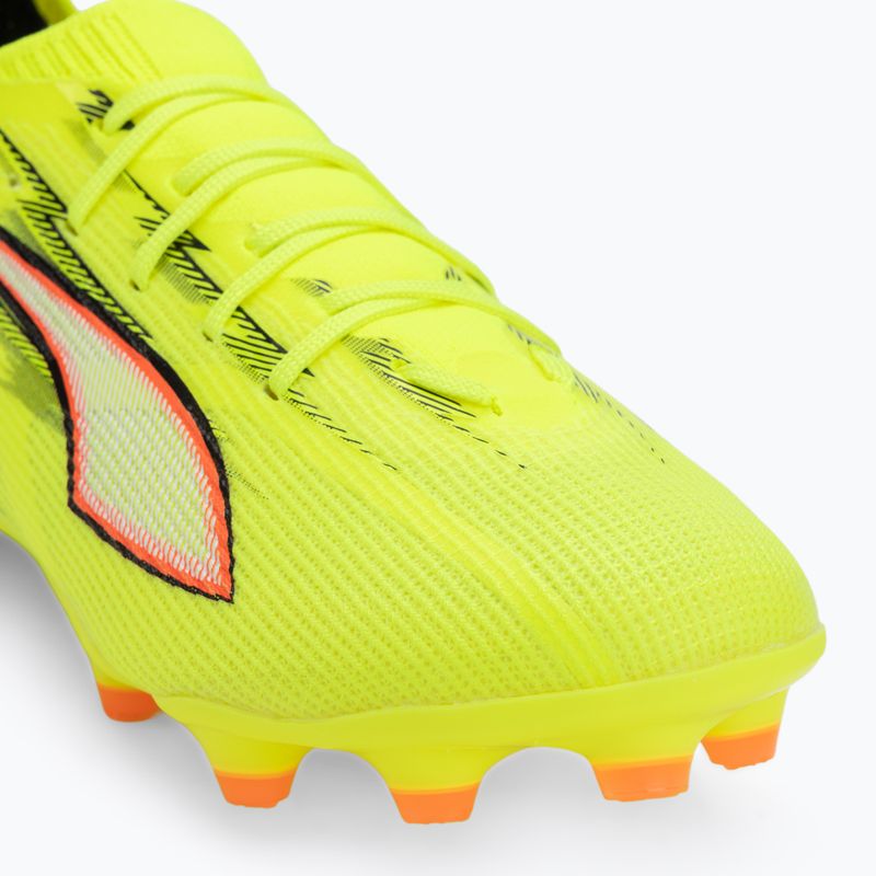 Futbalové kopačky PUMA Ultra 6 Pro Jr FG/AG yellow alert/puma black/glowing red/lime squeeze 7