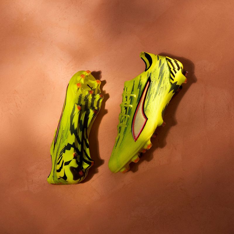 Futbalové kopačky PUMA Ultra 6 Ultimate FG Yellow Alert/Puma Black/Glowing Red/Lime Squeeze 9