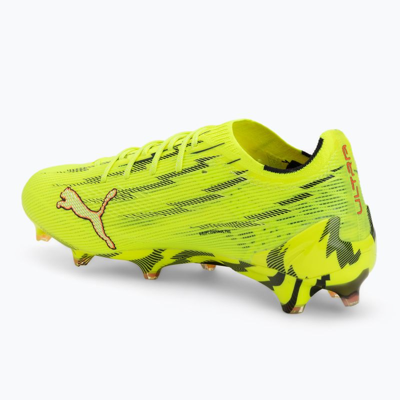 Futbalové kopačky PUMA Ultra 6 Ultimate FG Yellow Alert/Puma Black/Glowing Red/Lime Squeeze 3
