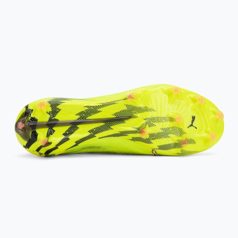 Futbalové kopačky PUMA Ultra 6 Ultimate FG Yellow Alert/Puma Black/Glowing Red/Lime Squeeze 4
