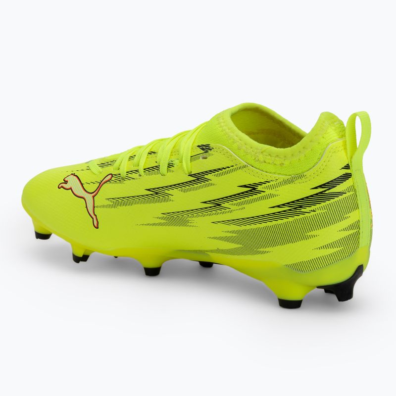 Detské futbalové kopačky PUMA Ultra 6 Match FG/AG Jr yellow alert/puma black/glowing red/lime squeeze 3