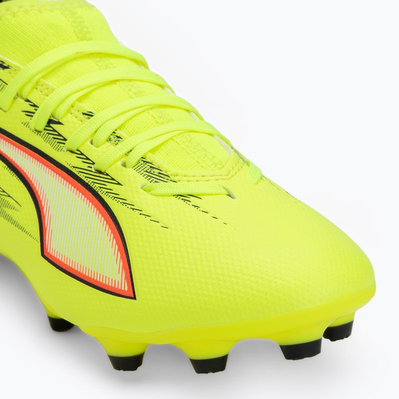 Detské futbalové kopačky PUMA Ultra 6 Match FG/AG Jr yellow alert/puma black/glowing red/lime squeeze 7
