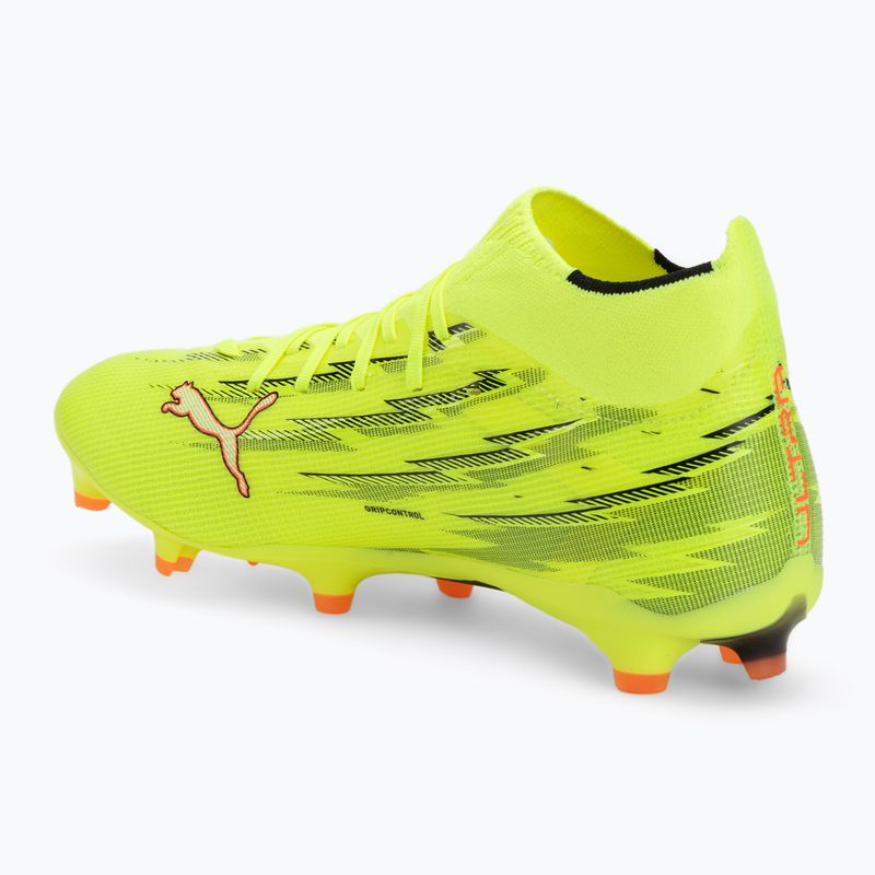 Futbalové kopačky PUMA Ultra 6 Match + FG/AG Yellow Alert/Puma Black/Glowing Red/Lime Squeeze 3