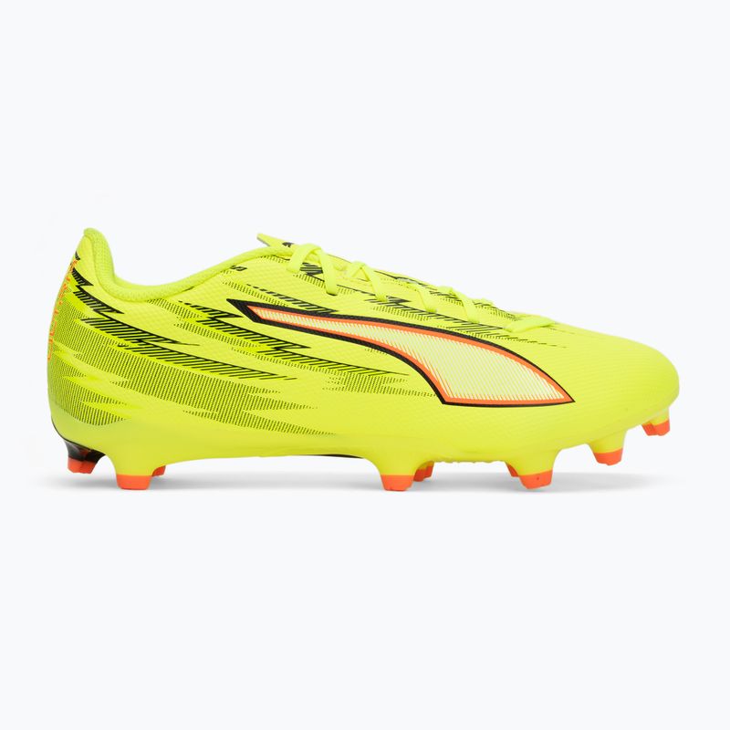 Futbalové kopačky PUMA Ultra 6 Play FG/AG yellow alert/puma black/glowing red/lime squeeze 2