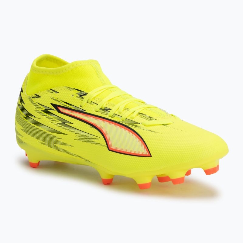 Futbalové kopačky PUMA Ultra 6 Play+ FG/AG yellow alert/puma black/glowing red/lime squeeze