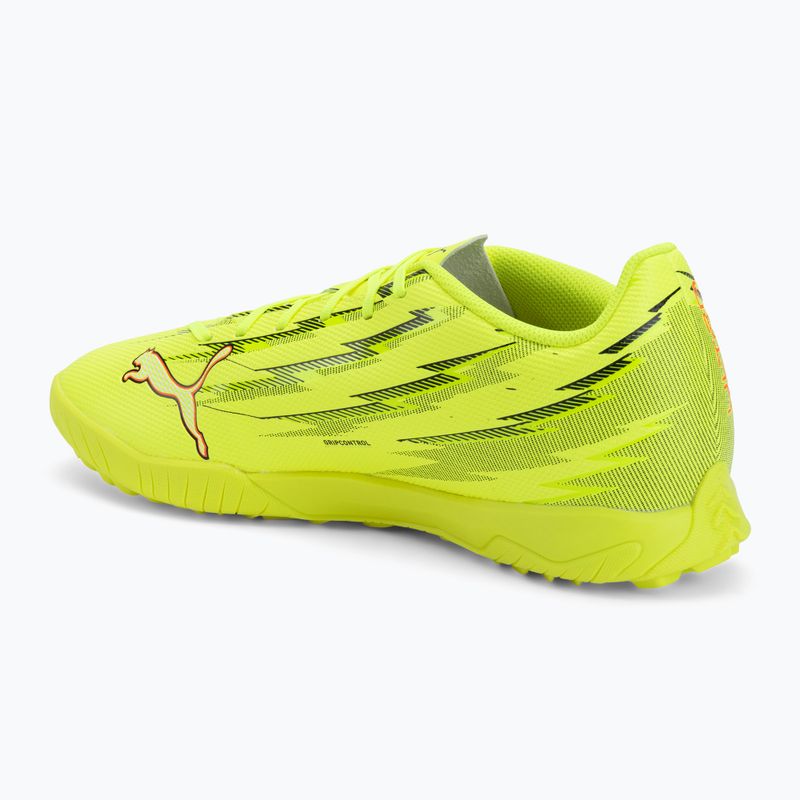Futbalové kopačky PUMA Ultra 6 Play TT Yellow Alert/Puma Black/Glowing Red/Lime Squeeze 3