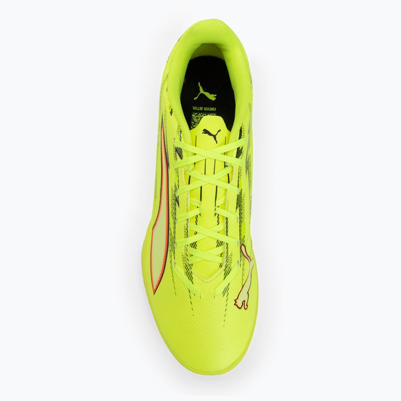 Futbalové kopačky PUMA Ultra 6 Play TT Yellow Alert/Puma Black/Glowing Red/Lime Squeeze 5