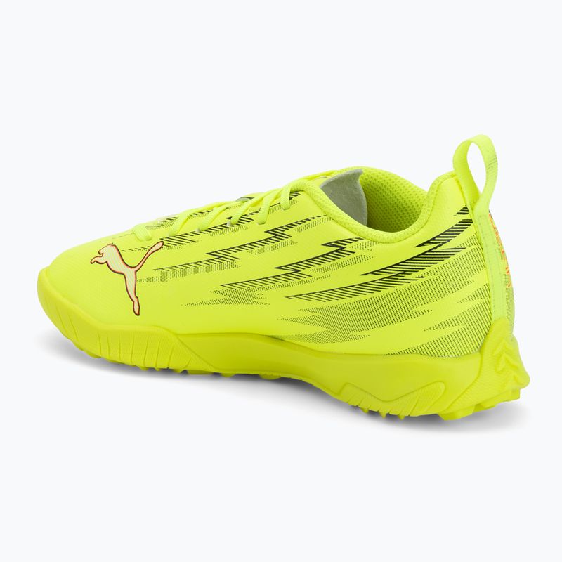 Detské futbalové kopačky PUMA Ultra 6 Play TT Jr Yellow Alert/Puma Black/Glowing Red/Lime Squeeze 3