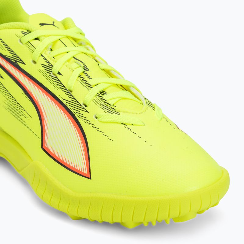 Detské futbalové kopačky PUMA Ultra 6 Play TT Jr Yellow Alert/Puma Black/Glowing Red/Lime Squeeze 7