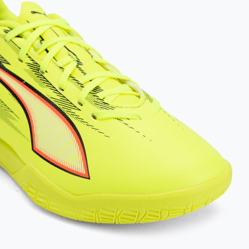 Detské futbalové kopačky PUMA Ultra 6 Play IT Jr yellow alert/puma black/glowing red/lime squeeze 7