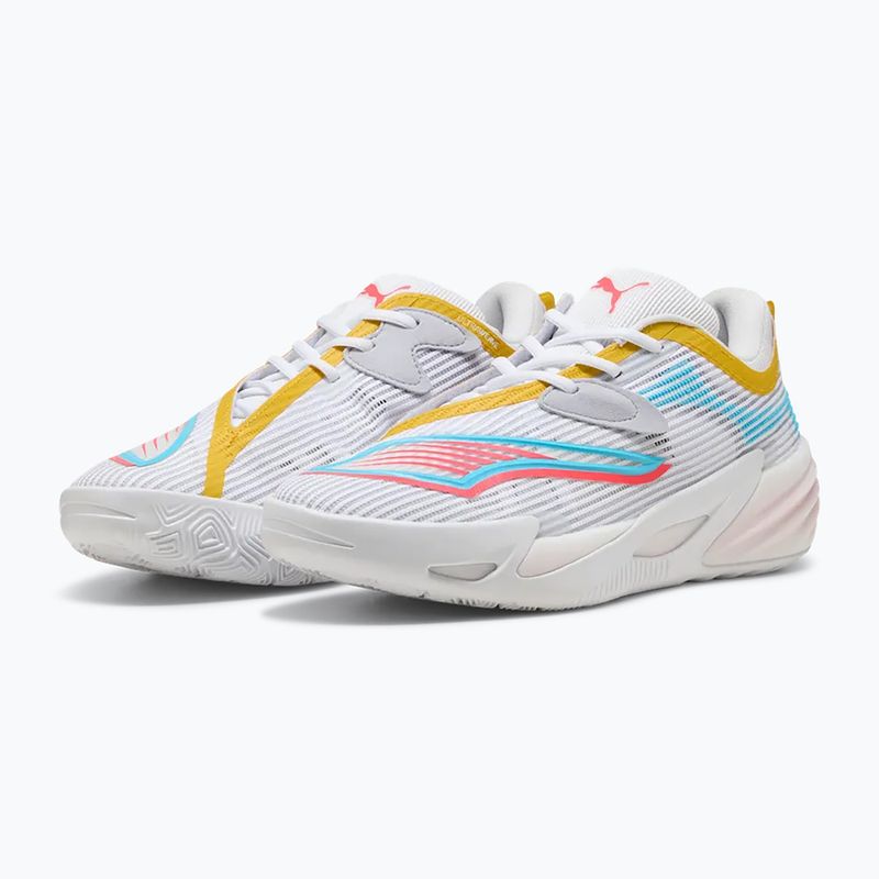 Basketbalové topánky PUMA All-Pro NITRO 2 puma white/sunblaze 3