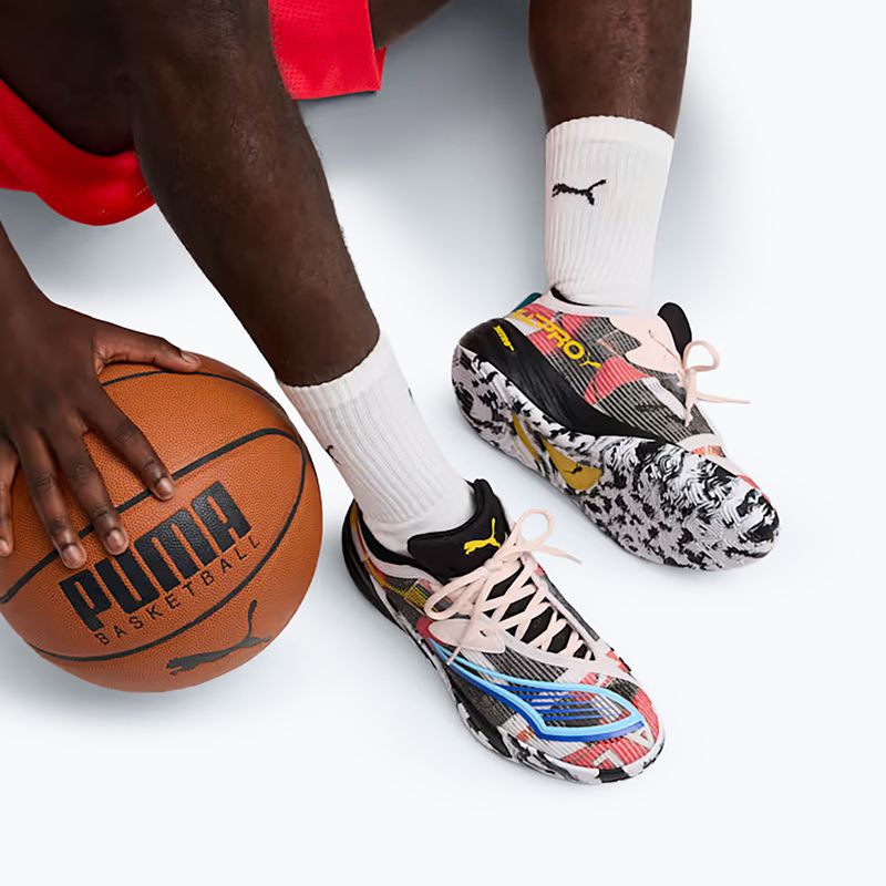 Basketbalové topánky PUMA All-Pro NITRO 2 puma black/jasmine flower 7