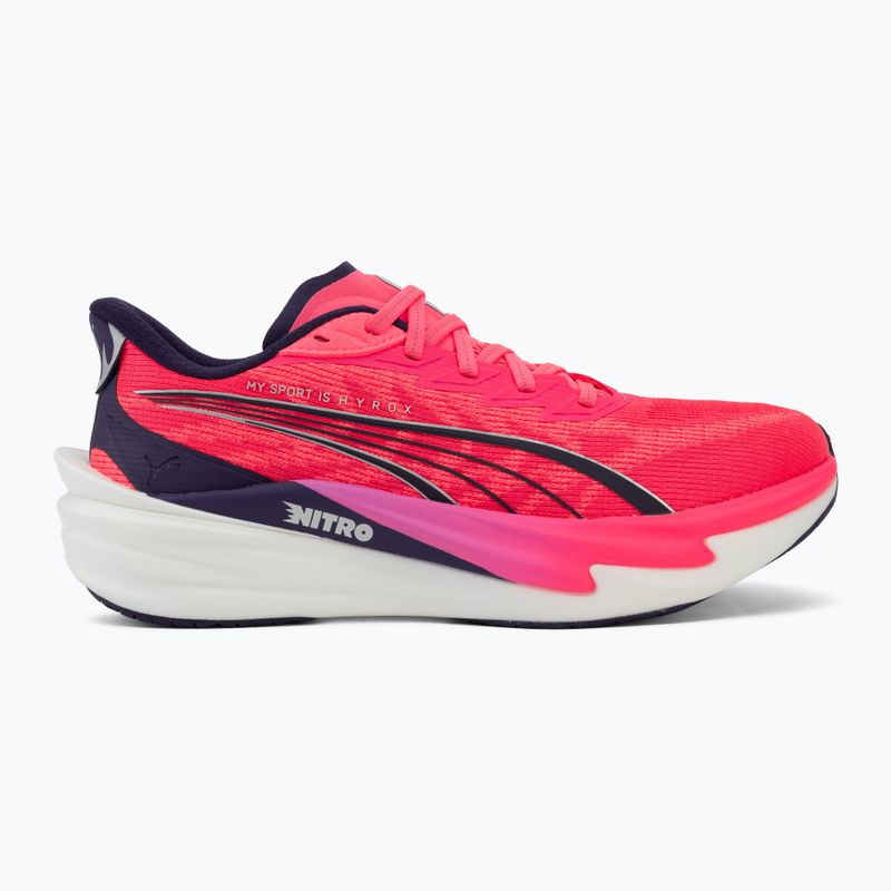 Dámske bežecké topánky PUMA x HYROX Deviate Nitro 4 ružové 2