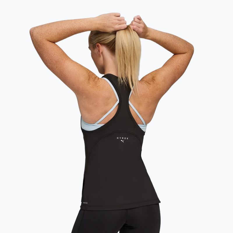 Dámske tréningové tričko Puma Hyrox Cloudspun Racerback Tank puma black 3