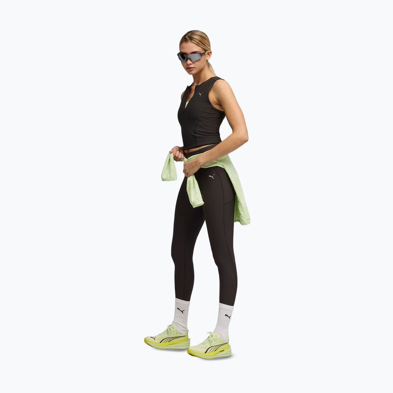 Dámske bežecké tielko PUMA Run Lightstride Crop Top puma black 2