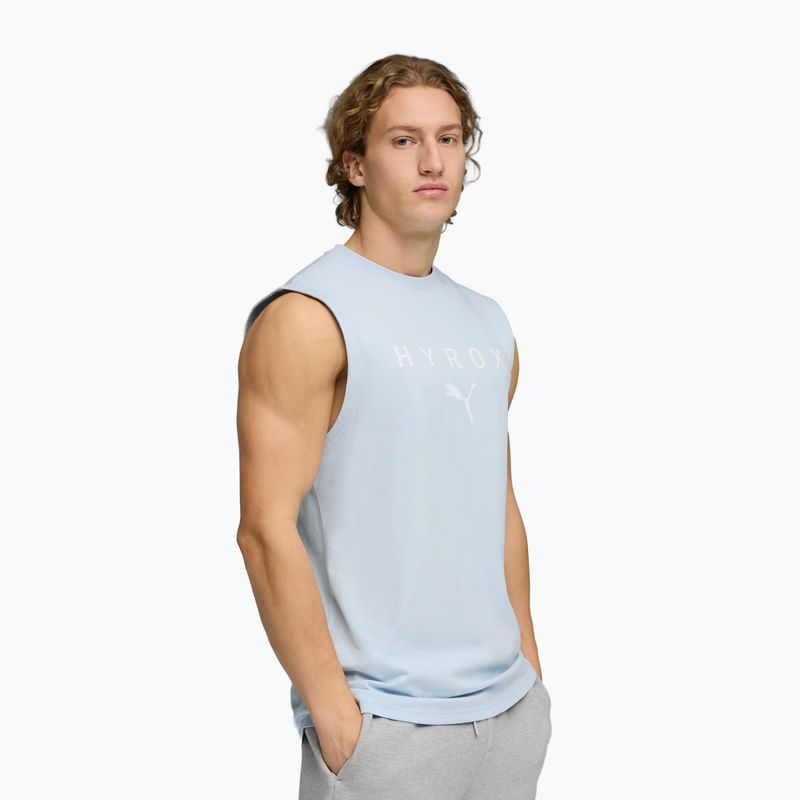 Pánske tréningové tričko PUMA Hyrox Cutoff Tank gray