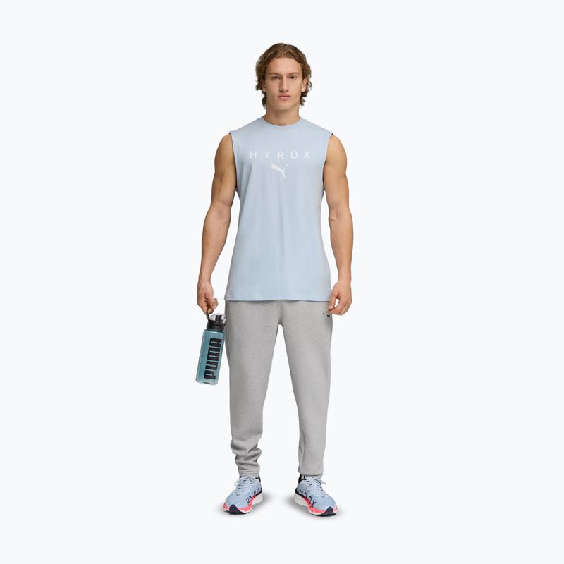Pánska tréningová košeľa PUMA x HYROX Cutoff Tank šedá 2