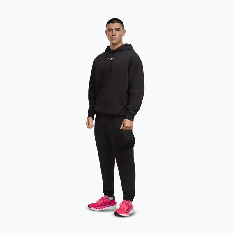 Pánska tréningová mikina PUMA x HYROX Heavyweight Hoodie čierna 2