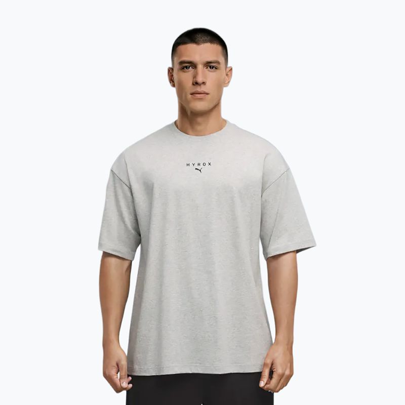 Pánska tréningová tričko PUMA x HYROX Lifestyle Tee šedá
