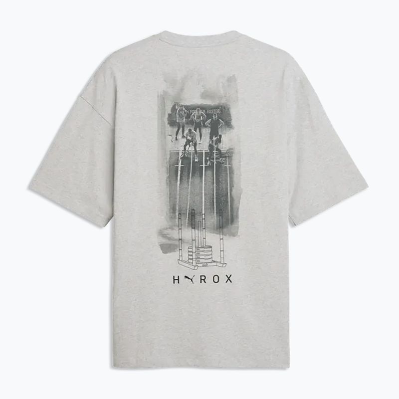Pánska tréningová tričko PUMA x HYROX Lifestyle Tee šedá 5