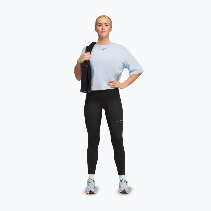 Dámske tréningové tričko PUMA x HYROX Cropped Lifestyle Tee šedé 2