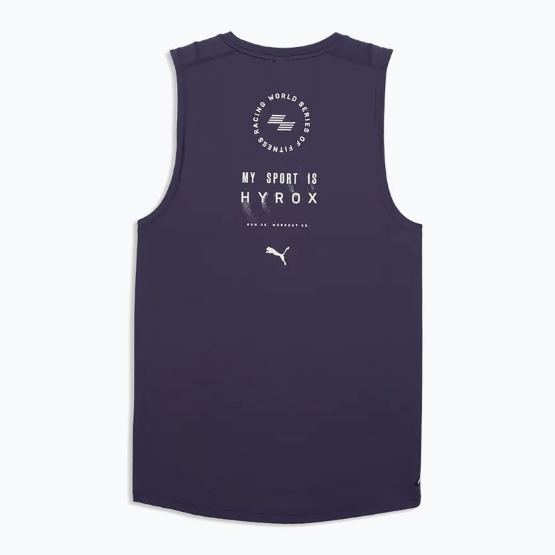 Pánske tréningové tričko Puma Hyrox Dryelite Training Tank deep plum 5