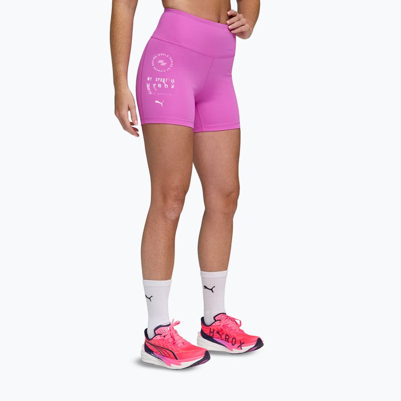 Dámske tréningové šortky PUMA x HYROX Tad Essential Tight ružové