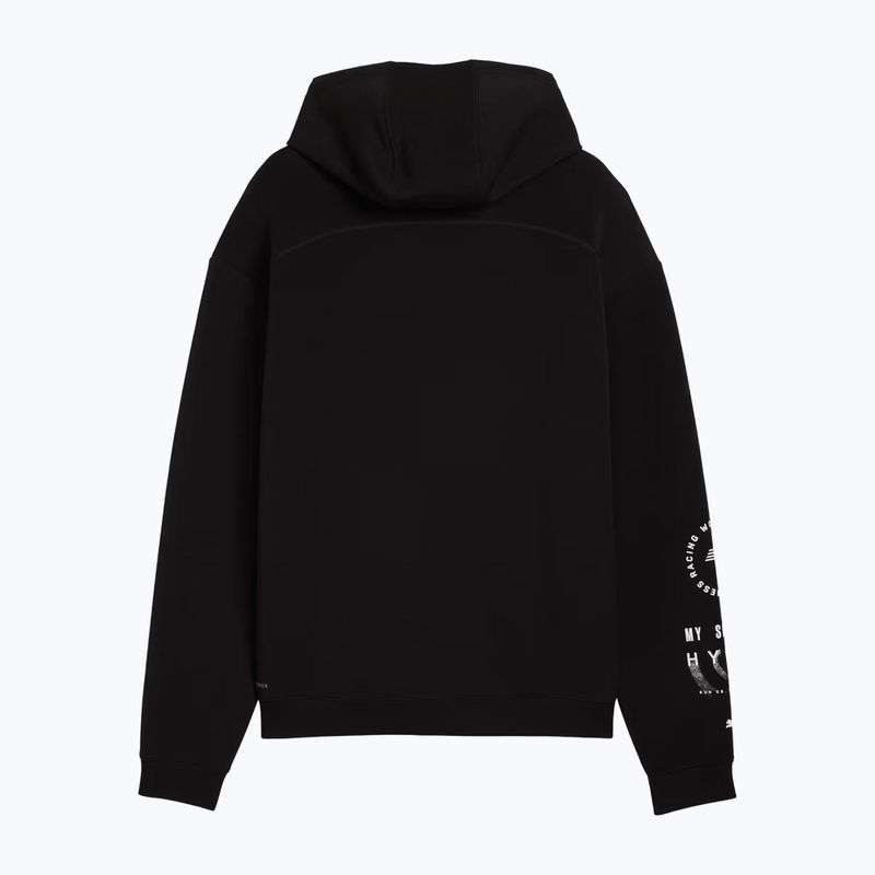 Pánska tréningová mikina PUMA x HYROX Cloudspun Hoodie čierna 7