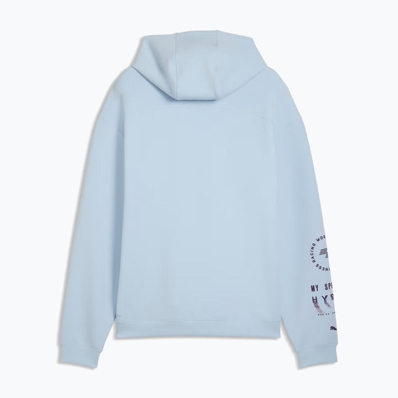 Pánska tréningová mikina PUMA x HYROX Cloudspun Hoodie 68 šedá 2