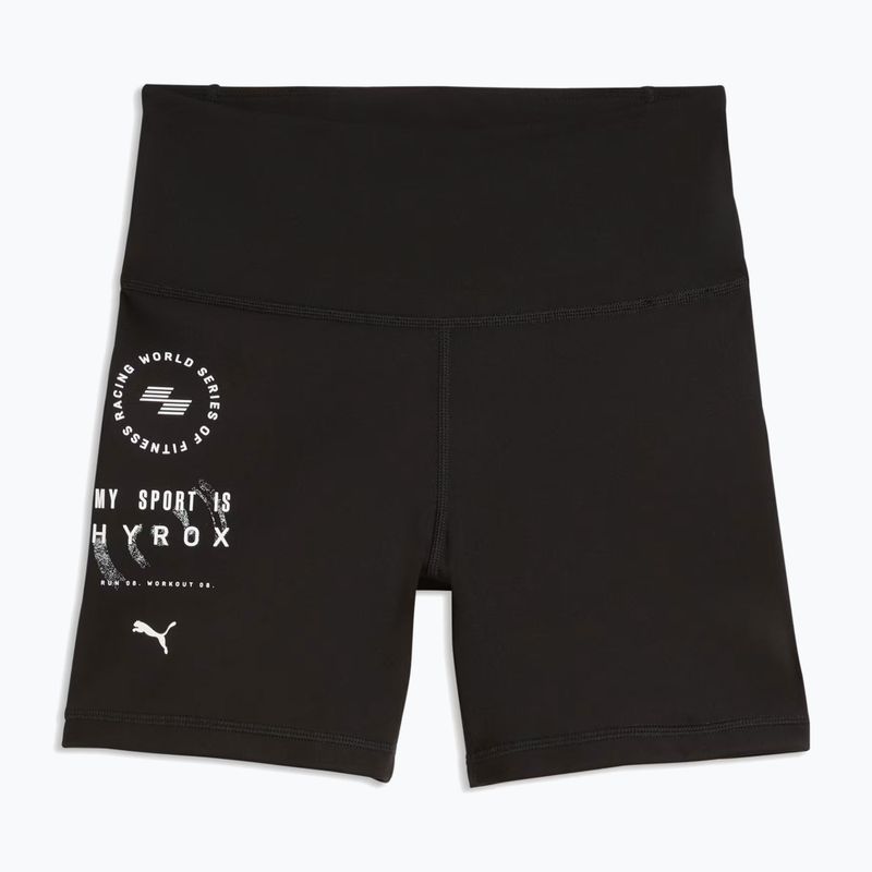 Dámske tréningové šortky PUMA x HYROX Tad Essential Tight čierne