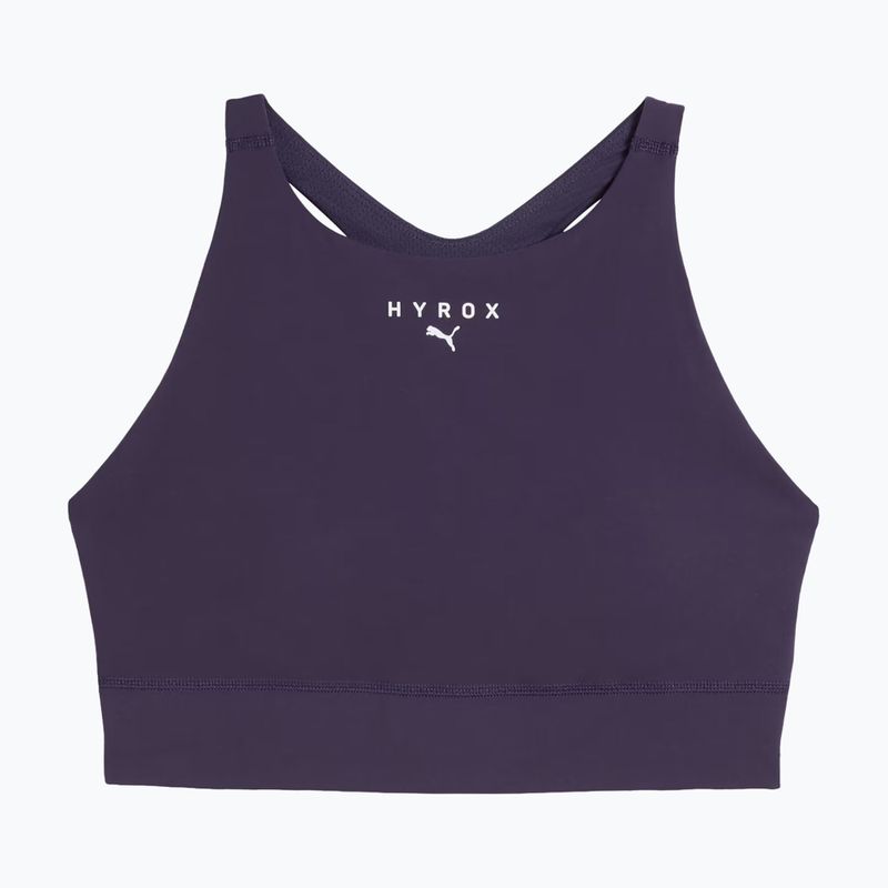 Tréningová podprsenka PUMA x HYROX Shapeluxe High Neck fialová 4