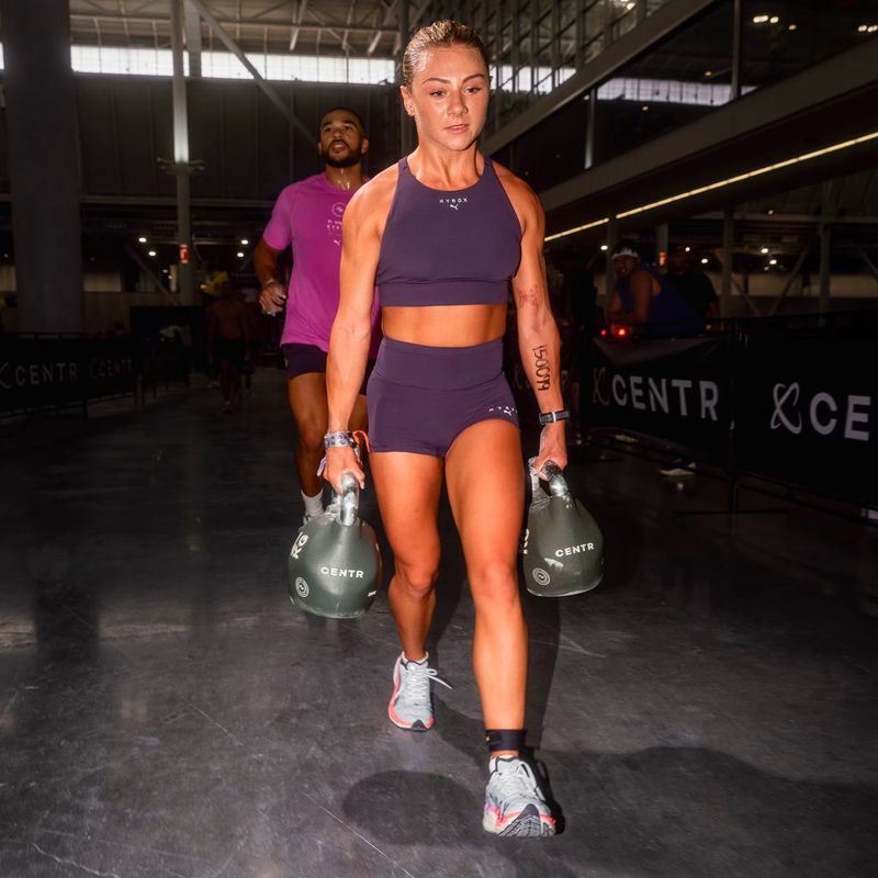 Dámske tréningové šortky PUMA x HYROX Shapeluxe 3" Tight deep plum 6
