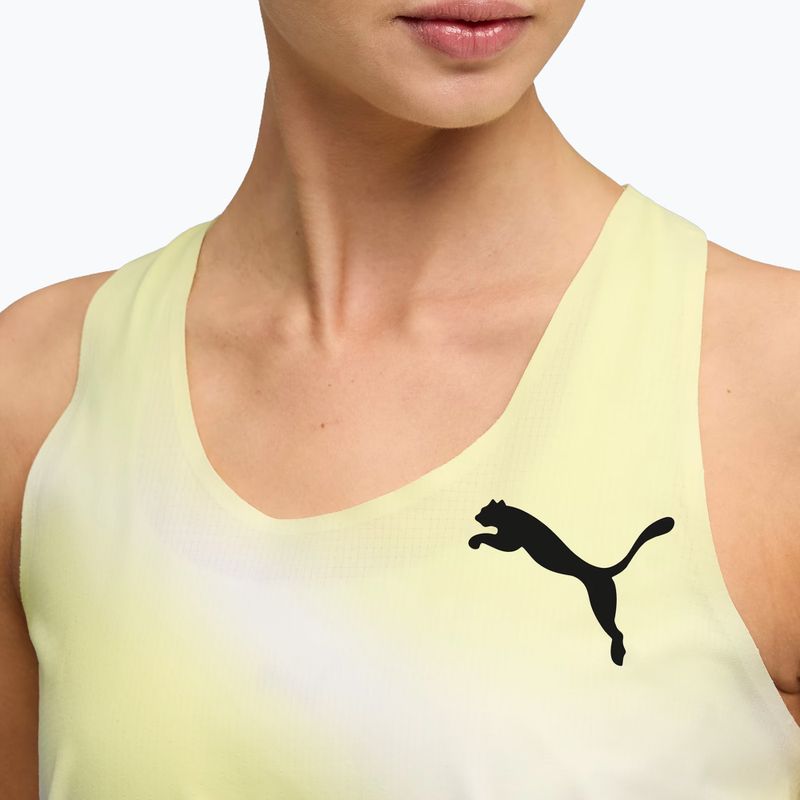 Dámske bežecké tričko PUMA Lightspeed Ultraweave Graphic Singlet silver mist 4