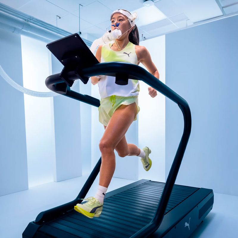 Dámske bežecké tričko PUMA Lightspeed Ultraweave Graphic Singlet silver mist 8