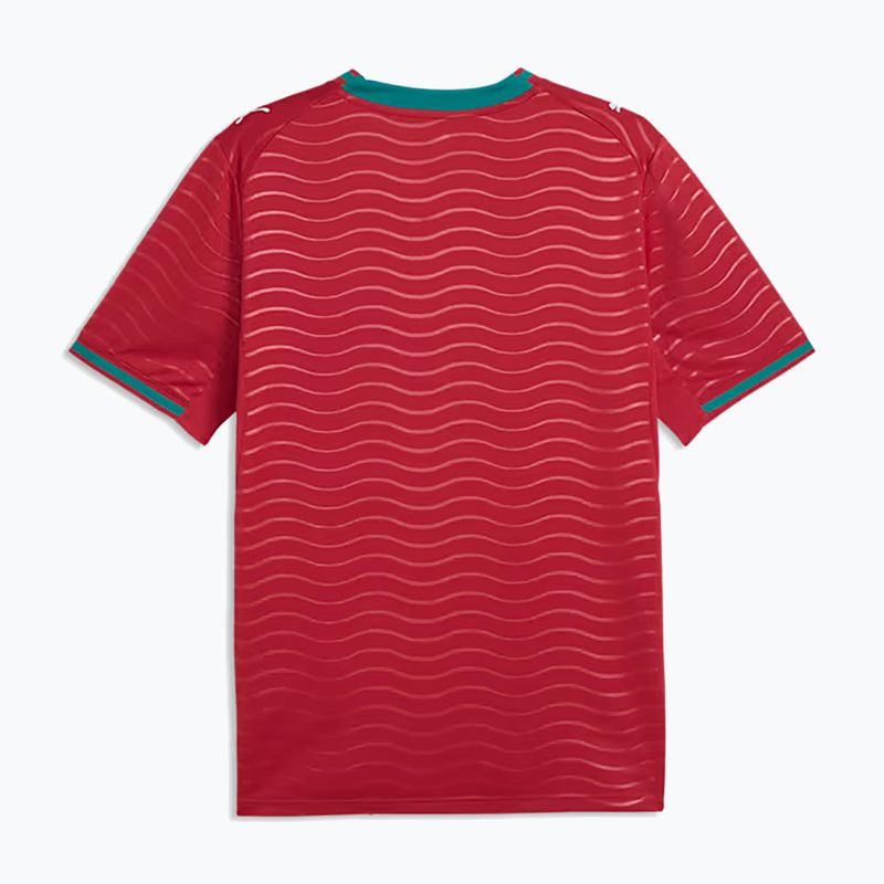 Pánska futbalová dres PUMA FPF Portugalsko Domáca dres Replica Klub červená/zelená 7