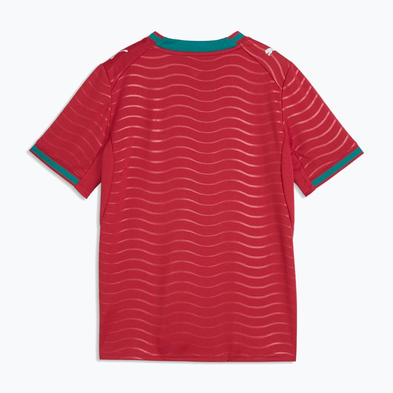 Detský futbalový dres PUMA FPF Portugalsko Domáci dres Replica Club Jr červená/zelená 2