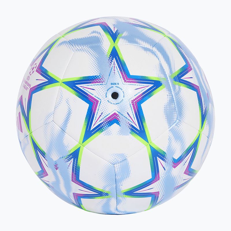 Futbalová lopta adidas UEFA Champions League Training 26/27 white/purple burst/glory blue 2