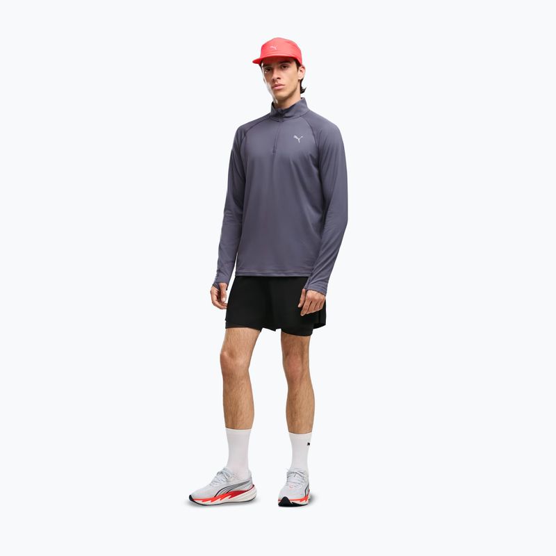 Pánska bežecká mikina PUMA Run Velocity Cloudspun 1/4 Zip inky depths 2